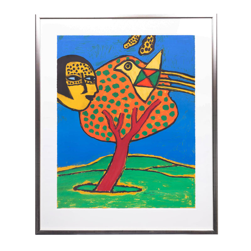 Corneille, 'L'Arbre orange'; 2010-zoom-