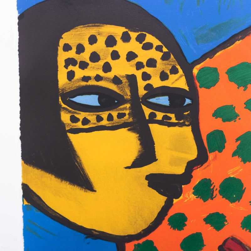 Corneille, 'L'Arbre orange'; 2010-zoom-