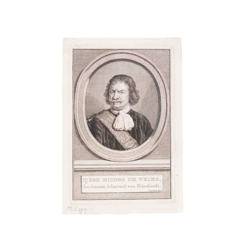 Vier portretten van mannen, J. Houbraken, ca. 1750-1760-zoom-