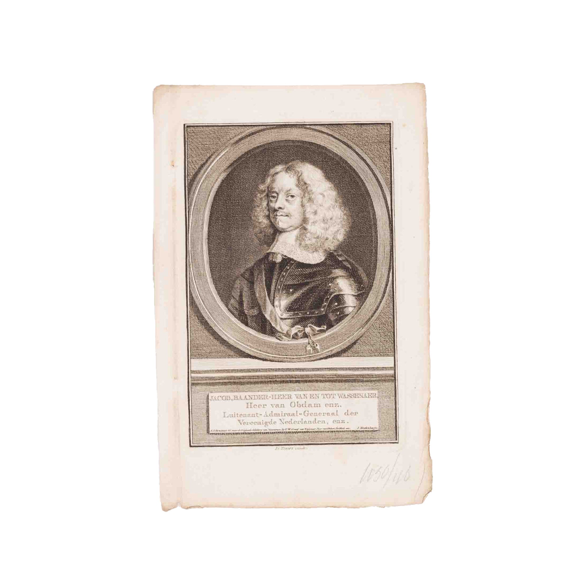 Vier portretten van mannen, J. Houbraken, ca. 1750-1760-zoom-4