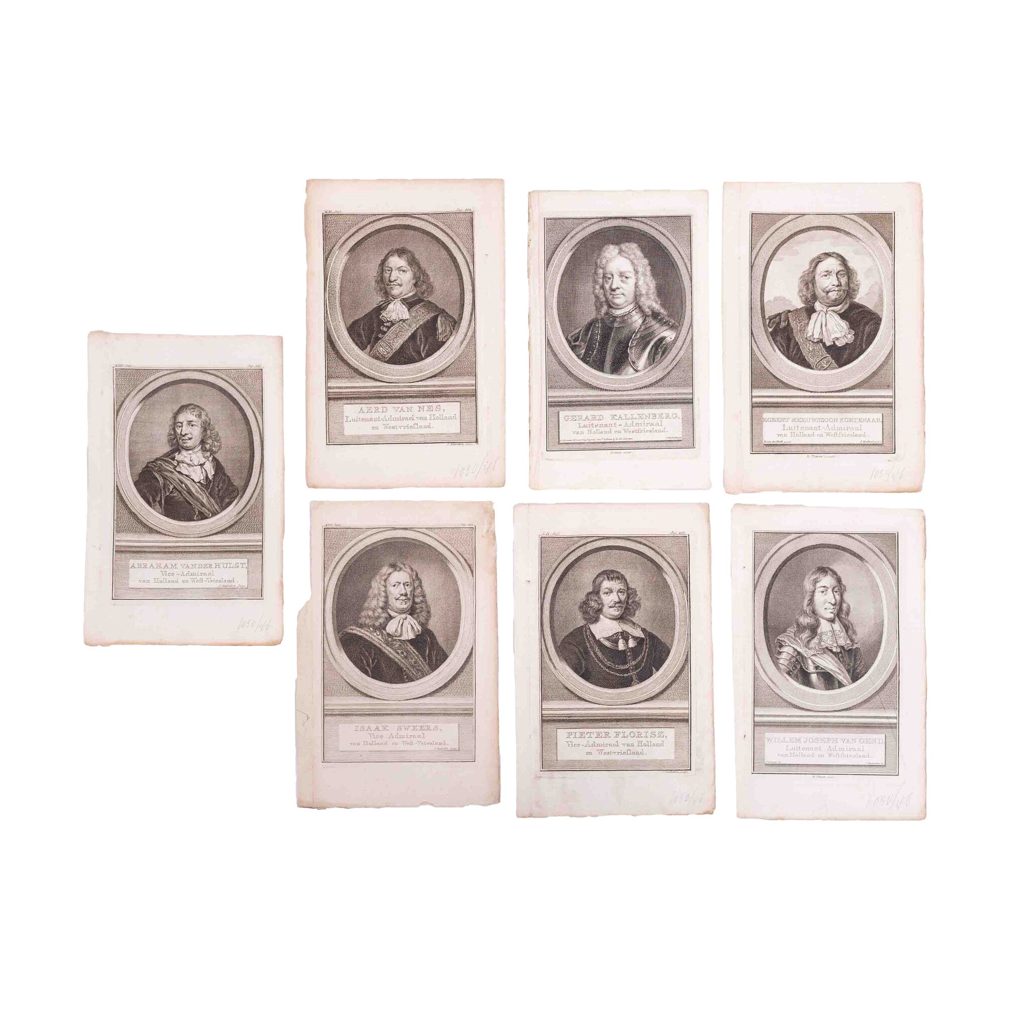 Zeven portretten van zeevaarders uit West-Friesland, ca. 1749-1760-zoom-1