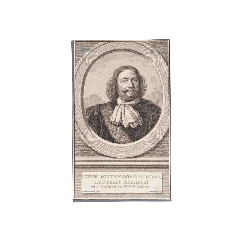 Prenten 'W.J van Gend' en 'E.M. Kortenaar', J. Houbraken, ca. 1749-1760-zoom-