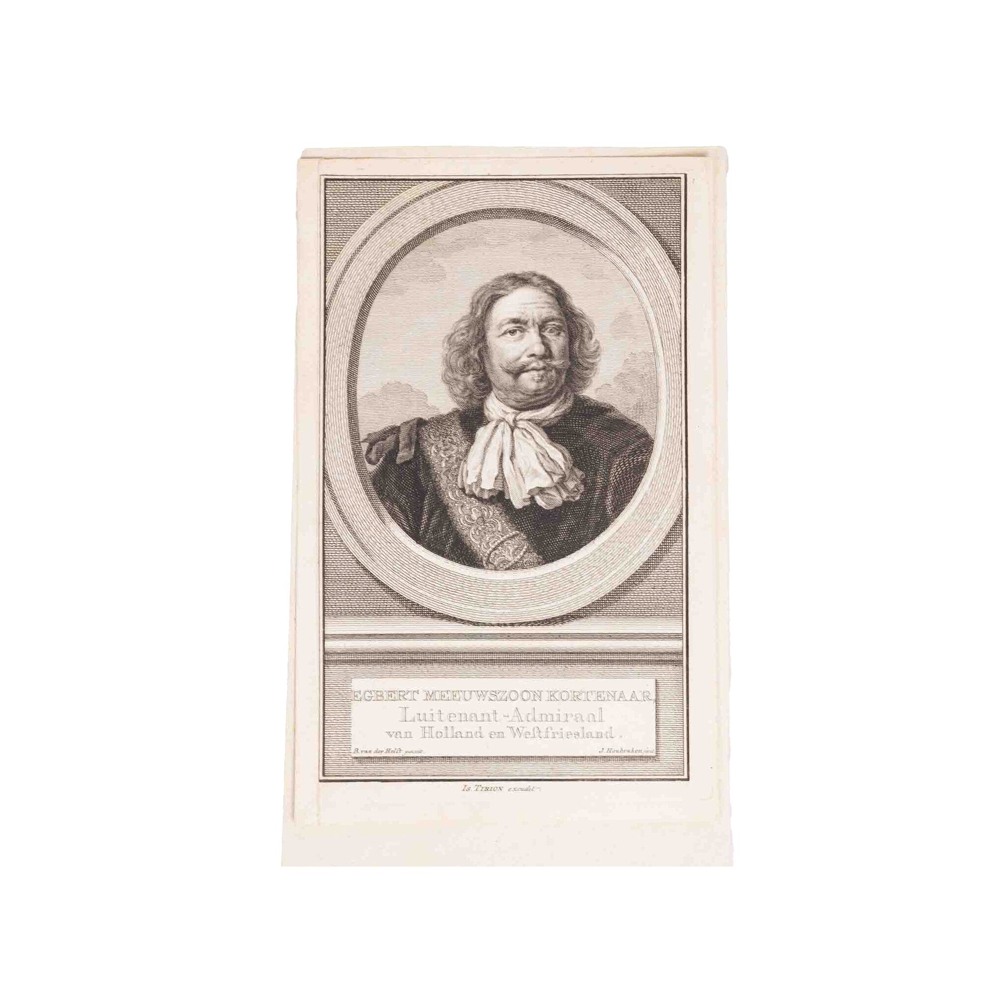 Vier portretten admiralen, J. Houbraken, ca. 1749-1760-zoom-5