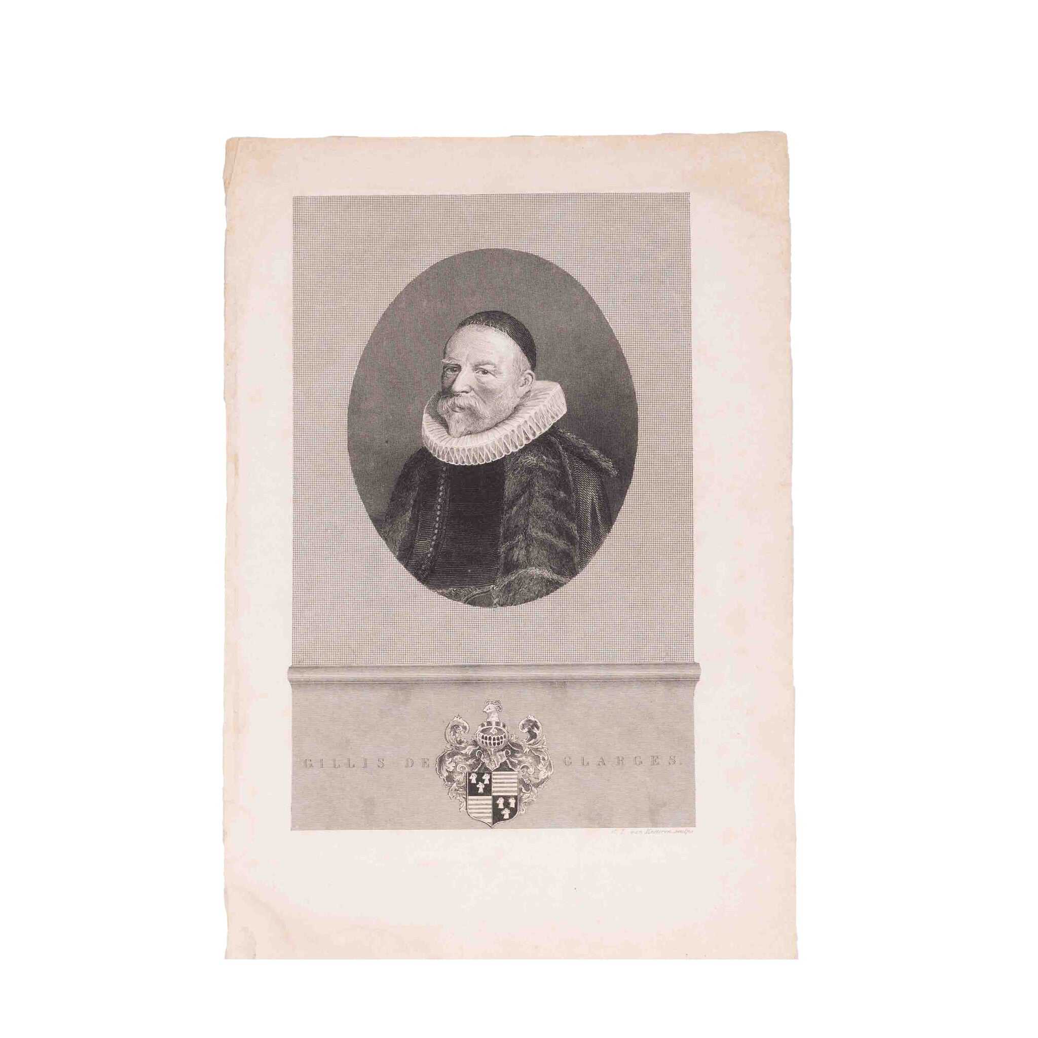 Prenten 'Armand Jean du Plessis en 'Gillis de Glarges', ca. 1850-zoom-2