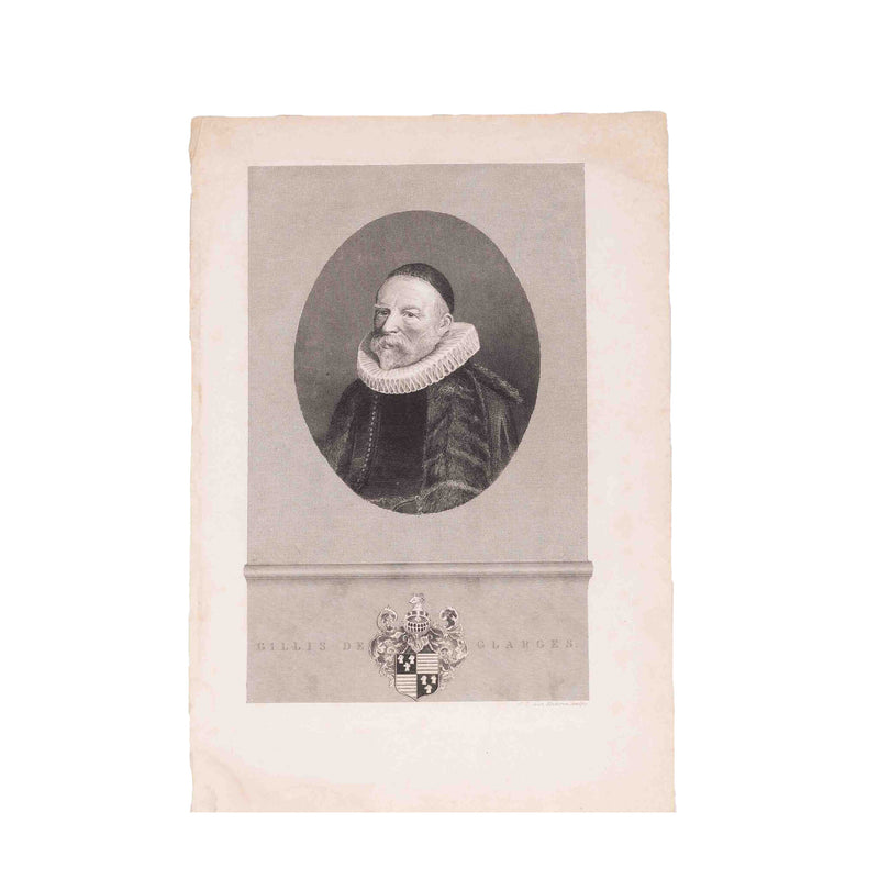 Prenten 'Armand Jean du Plessis en 'Gillis de Glarges', ca. 1850-zoom-