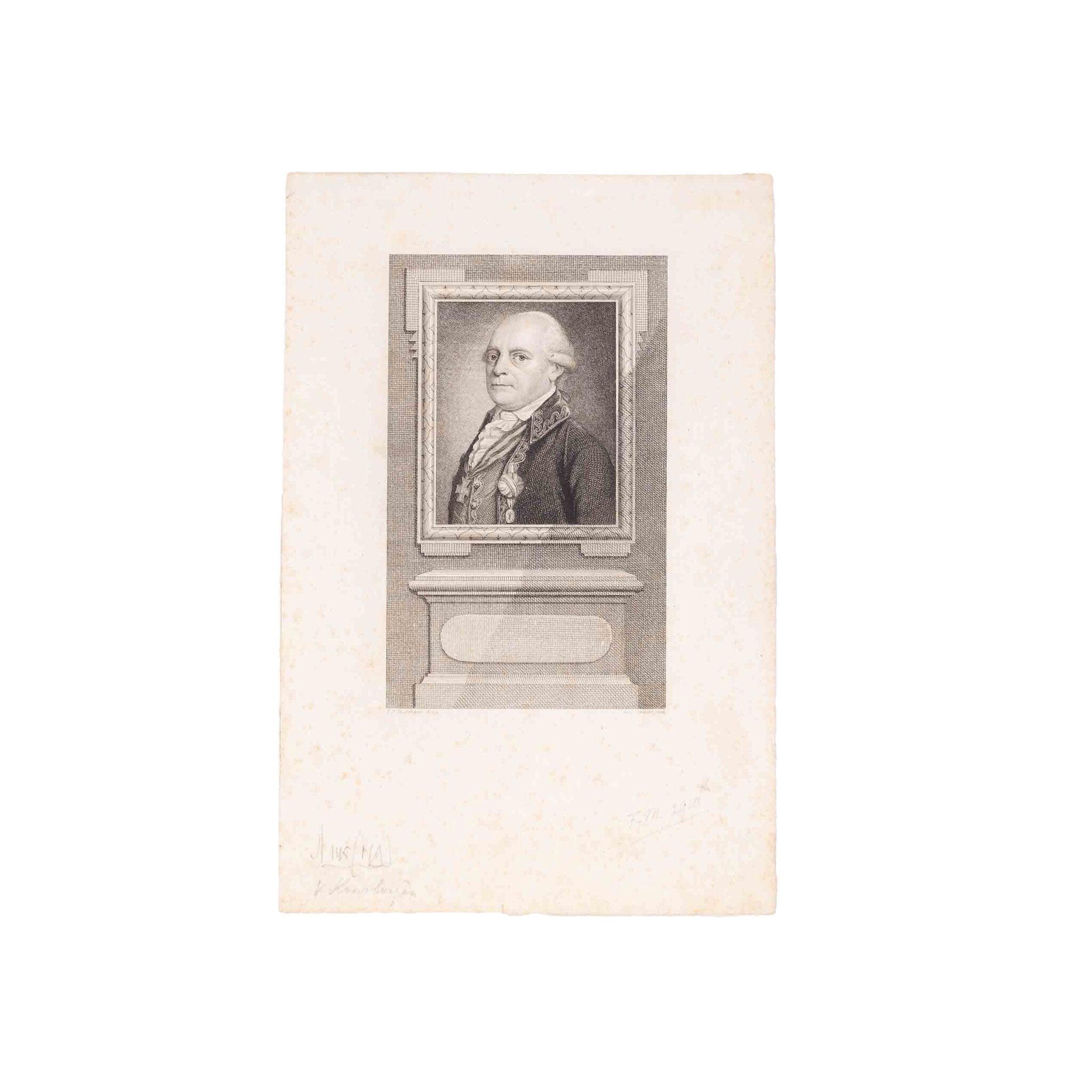 Drie portretten van een Kapitein ter Zee, ca. 1760-1785-zoom-4