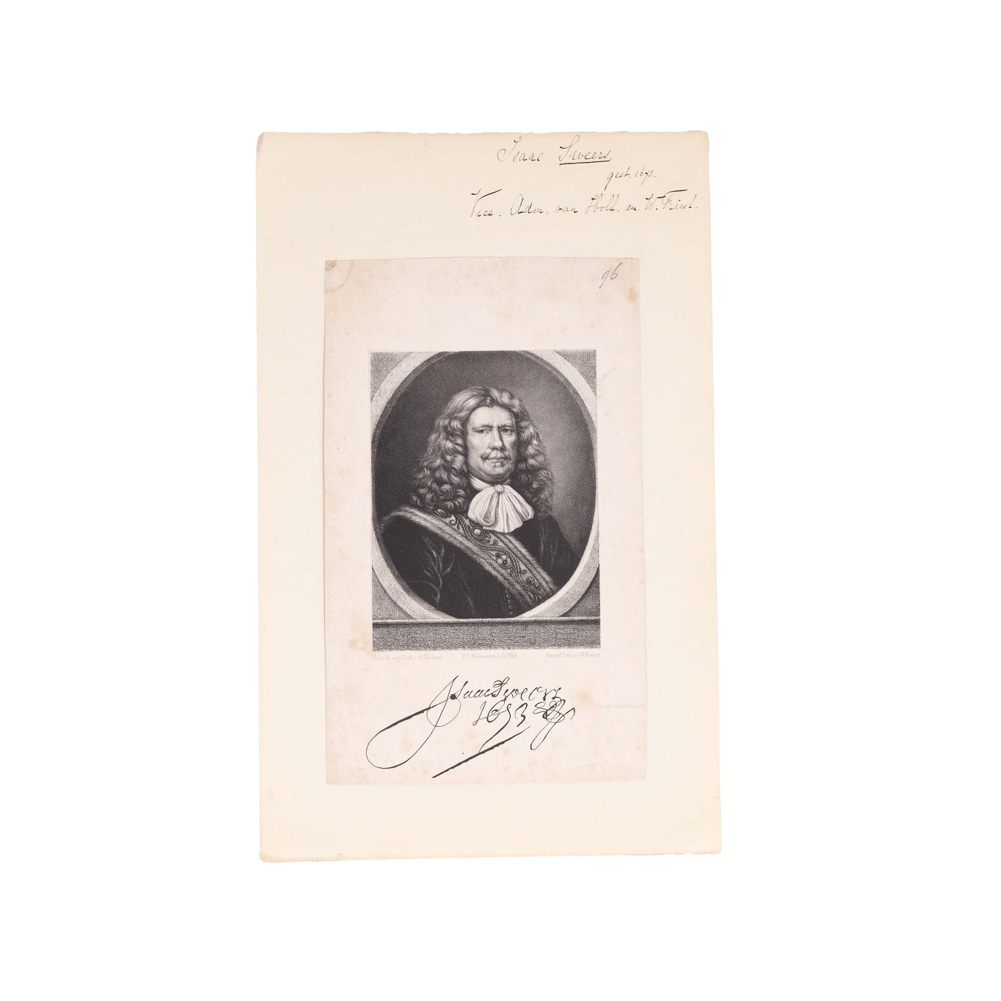 Vier portretten van zeevaarders, ca. 1850-3