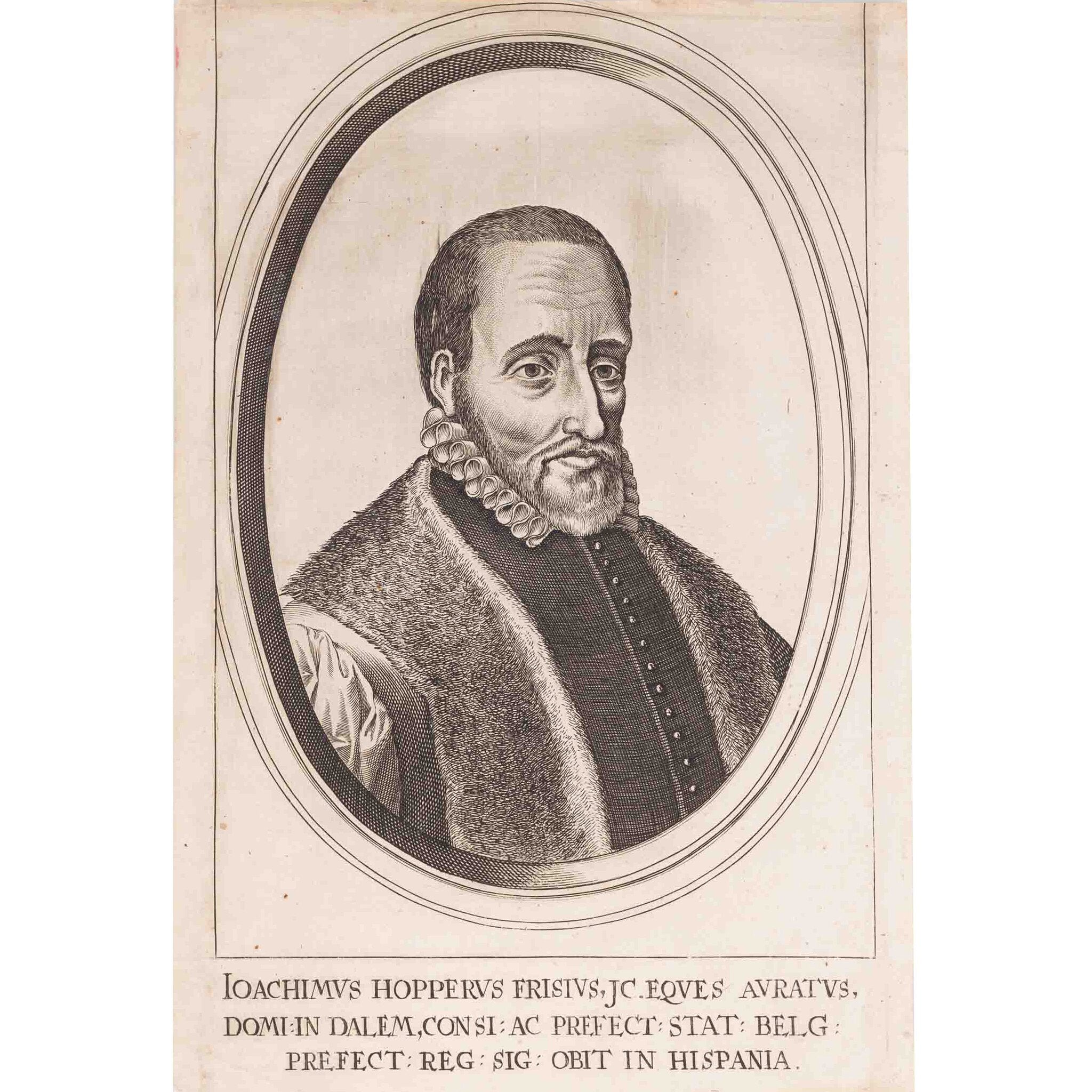 Prent van 'Joachim Hoppers', ca. 1700-zoom-2