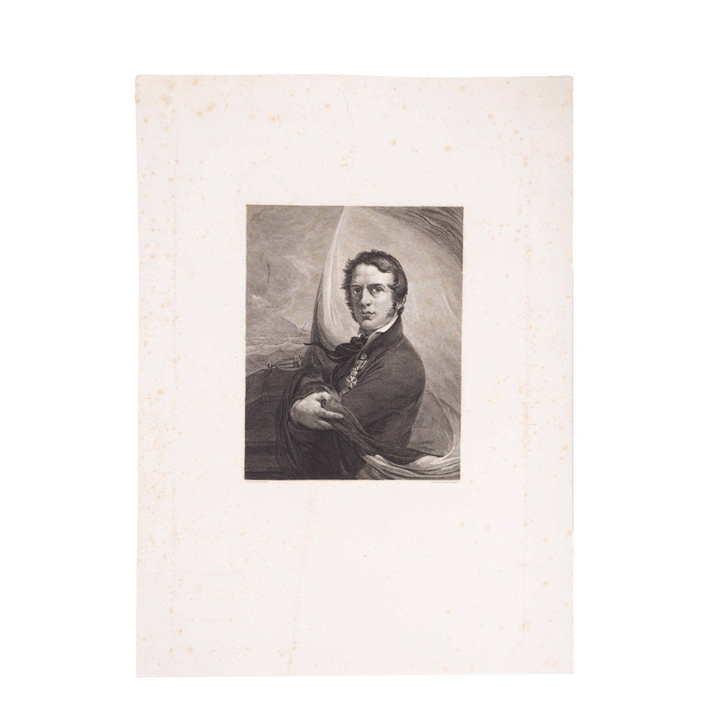 Twee portretten van Jacob Hobein, 19e eeuw-zoom-