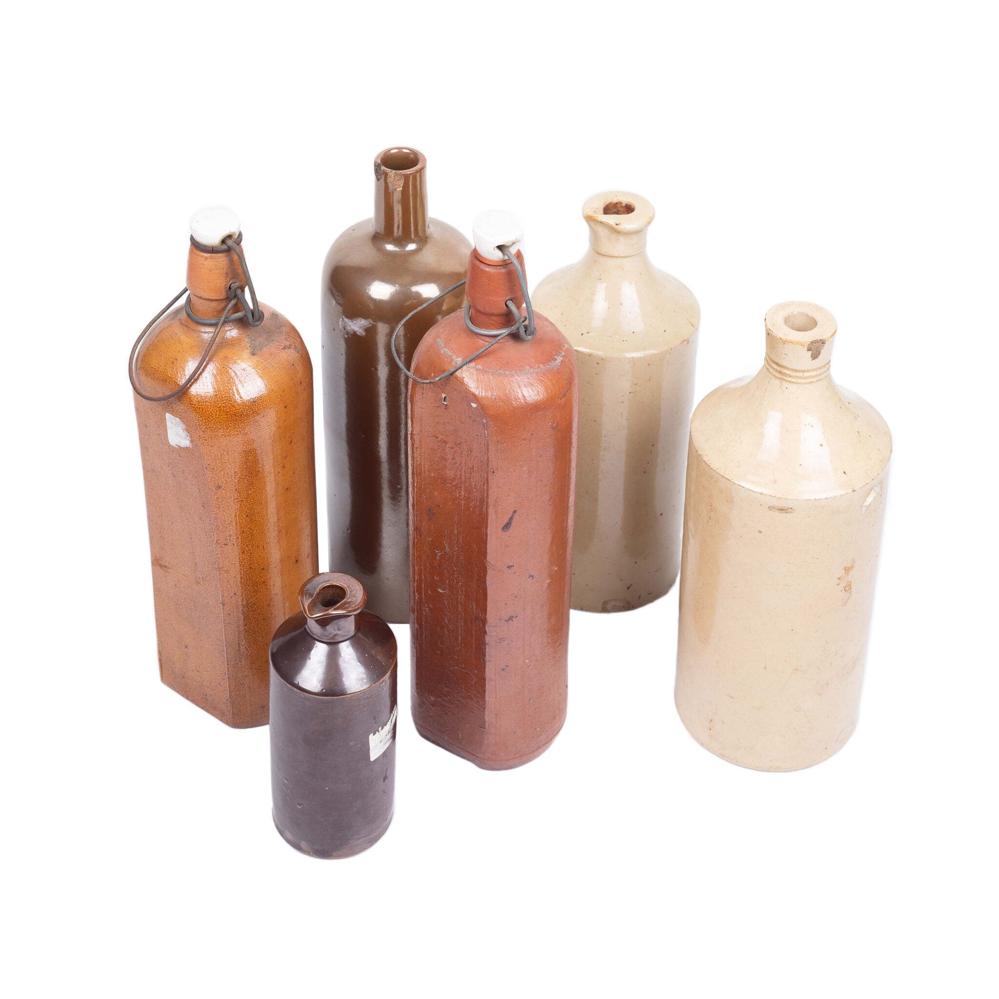 Set kruiken en flessen