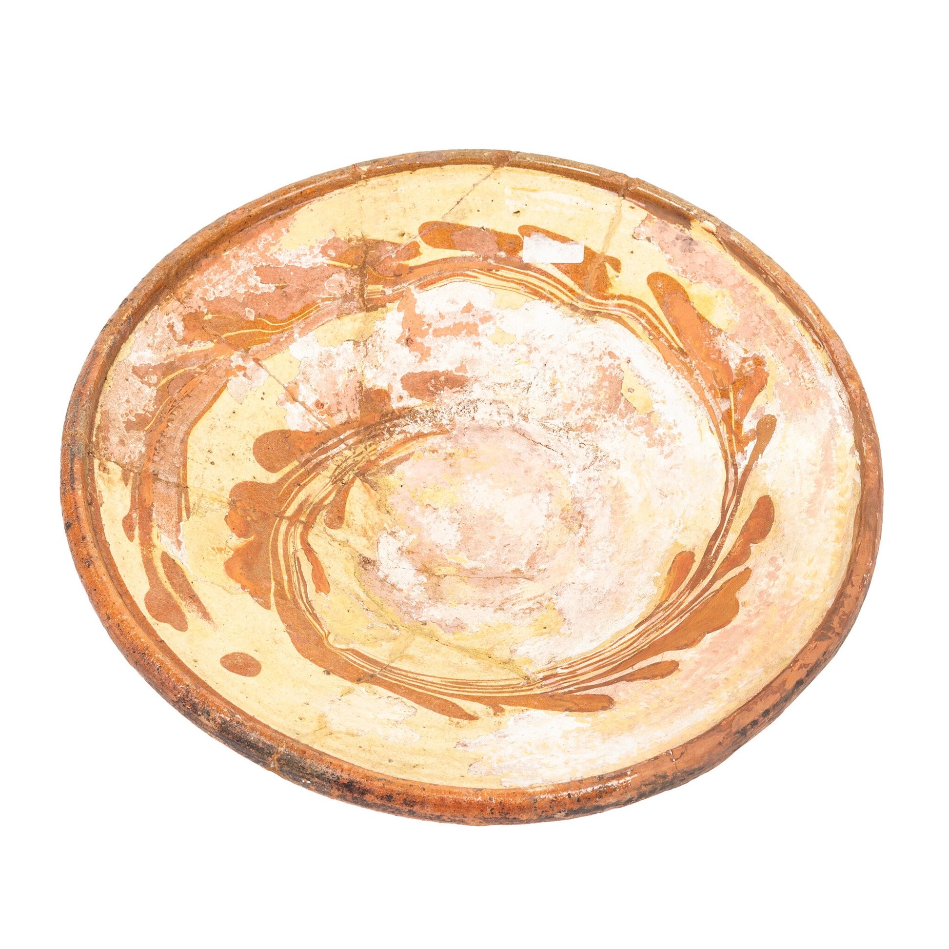 Schaal van slibaardewerk, 17e -18e eeuw-1