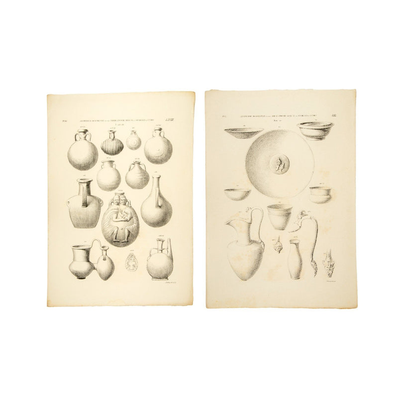 Litho's Egyptische kruiken en kannen, 1840-zoom-