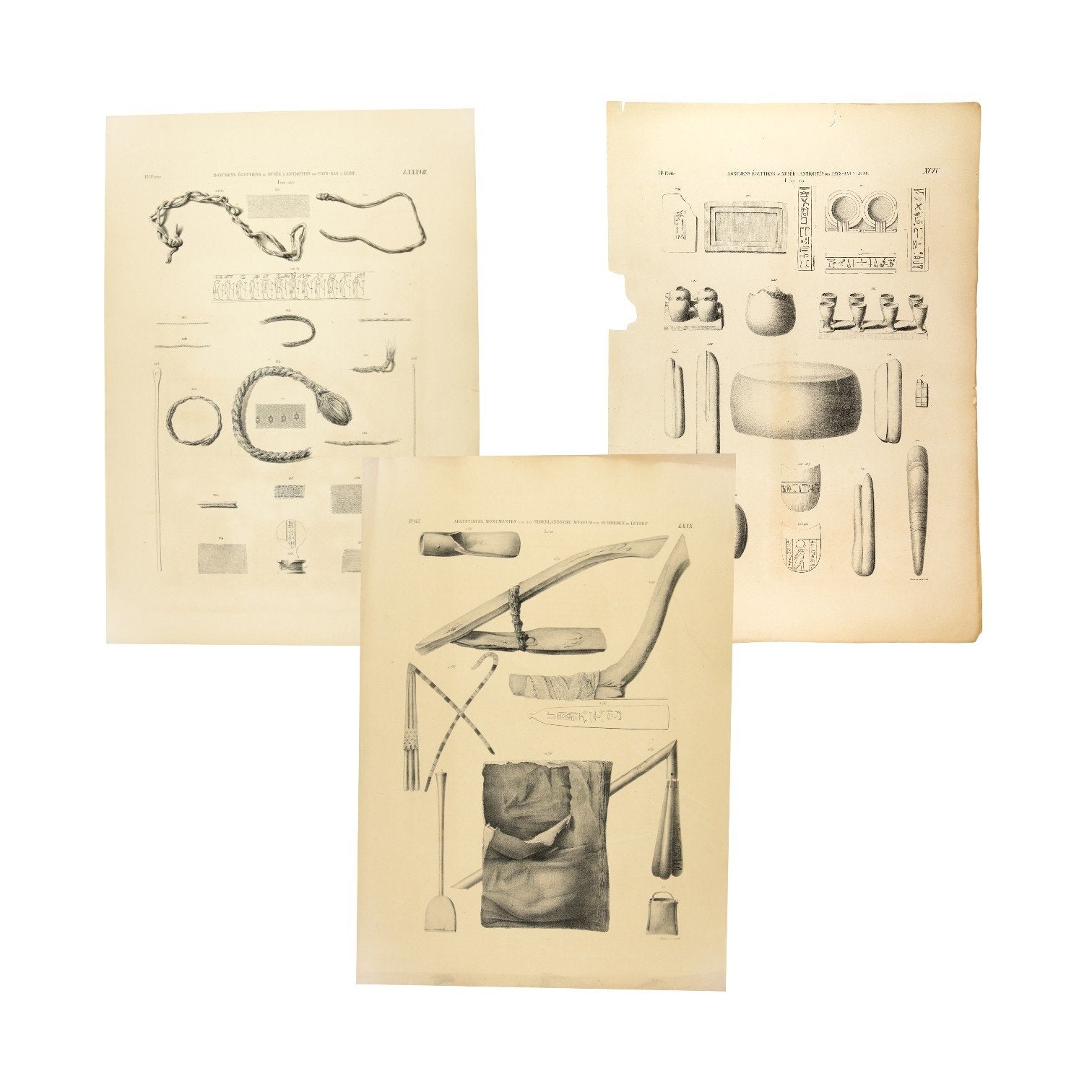 Litho's weefkunst en gereedschap, 1840-1