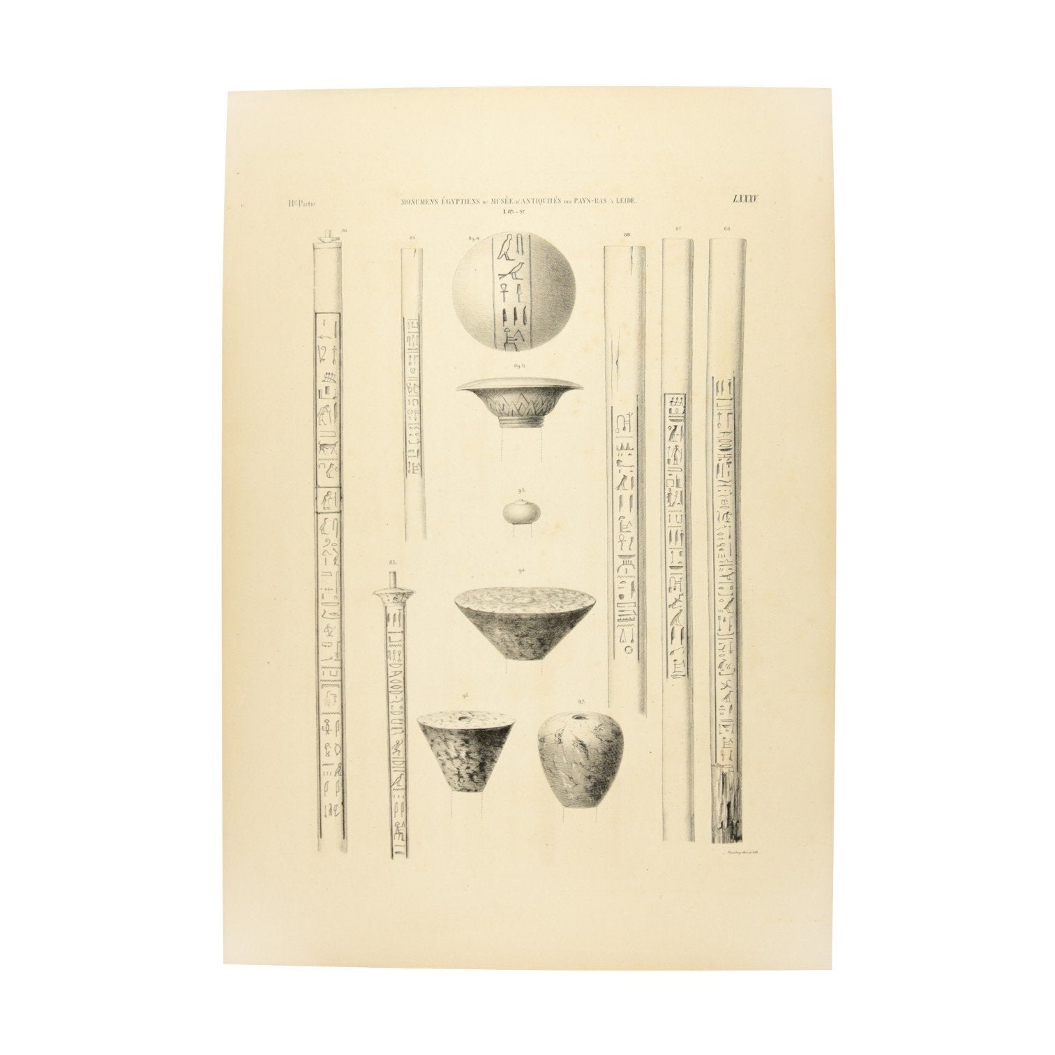 Litho's met hiërogliefen, 1840-zoom-4