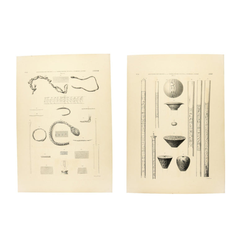 Litho's weefkunst en pilaren, 1840-zoom-