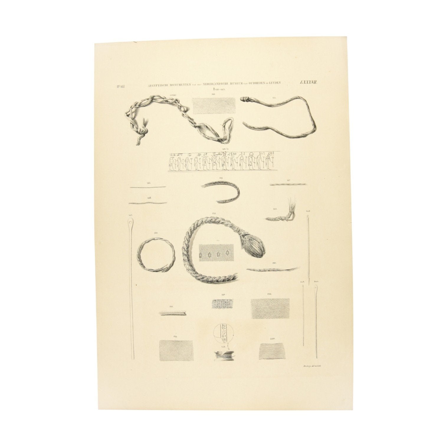 Litho's weefkunst en pilaren, 1840-2