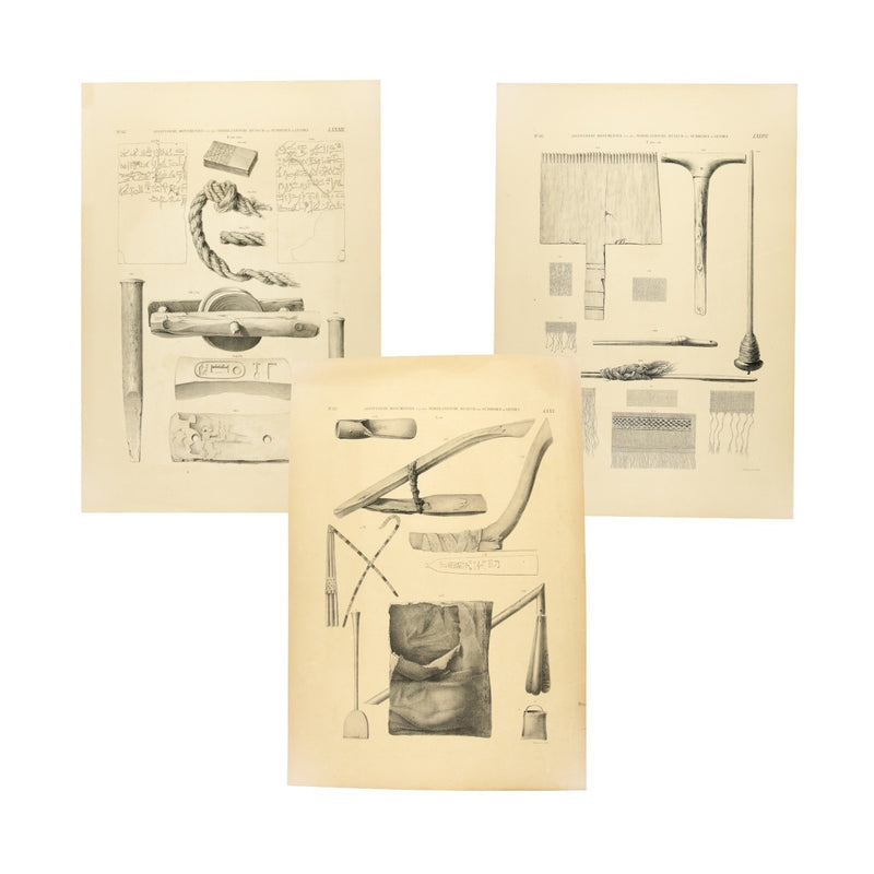 Litho's weefkunst en gereedschap, 1840-zoom-