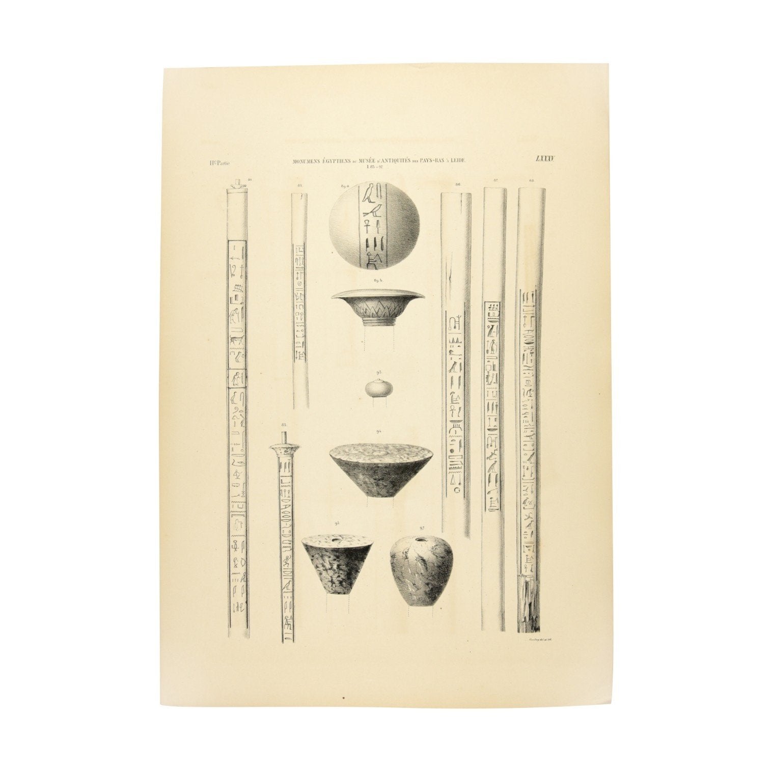 Litho's potten, kapitelen en hiërogliefen, 1840-zoom-2