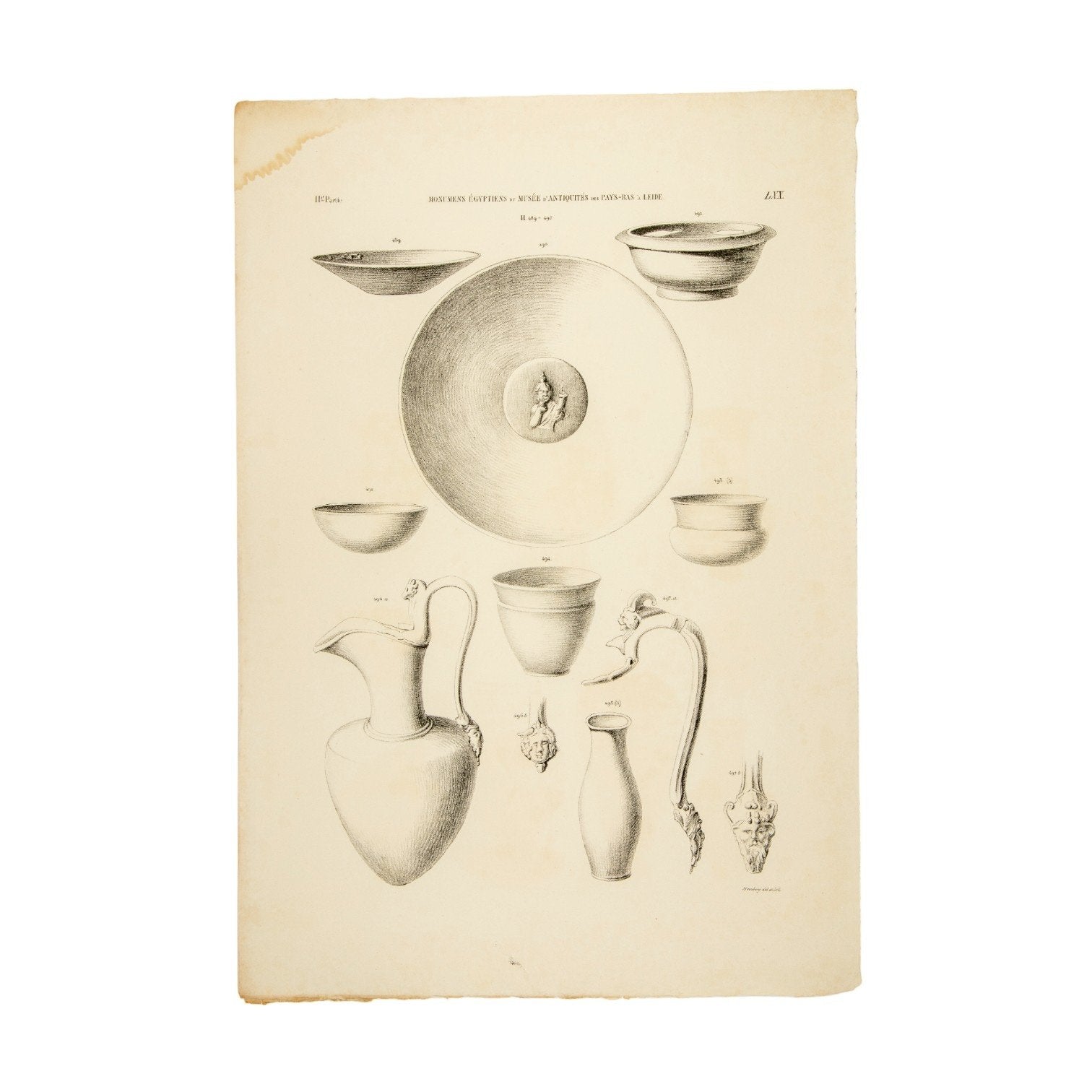 Litho's potten en kannen, 1840-3