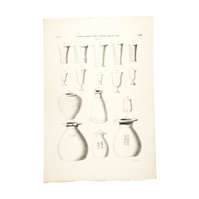 Litho's potten en kapitelen van zuilen, 1840-zoom-