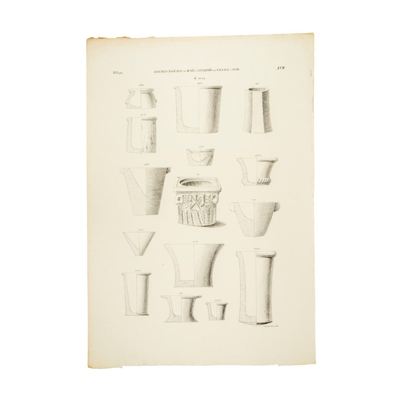 Litho's potten en kapitelen van zuilen, 1840-zoom-