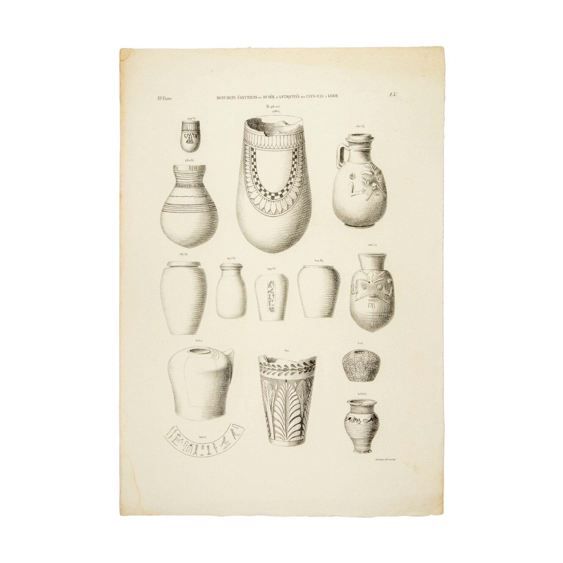 Litho's potten, vazen en kannen, 1840-2