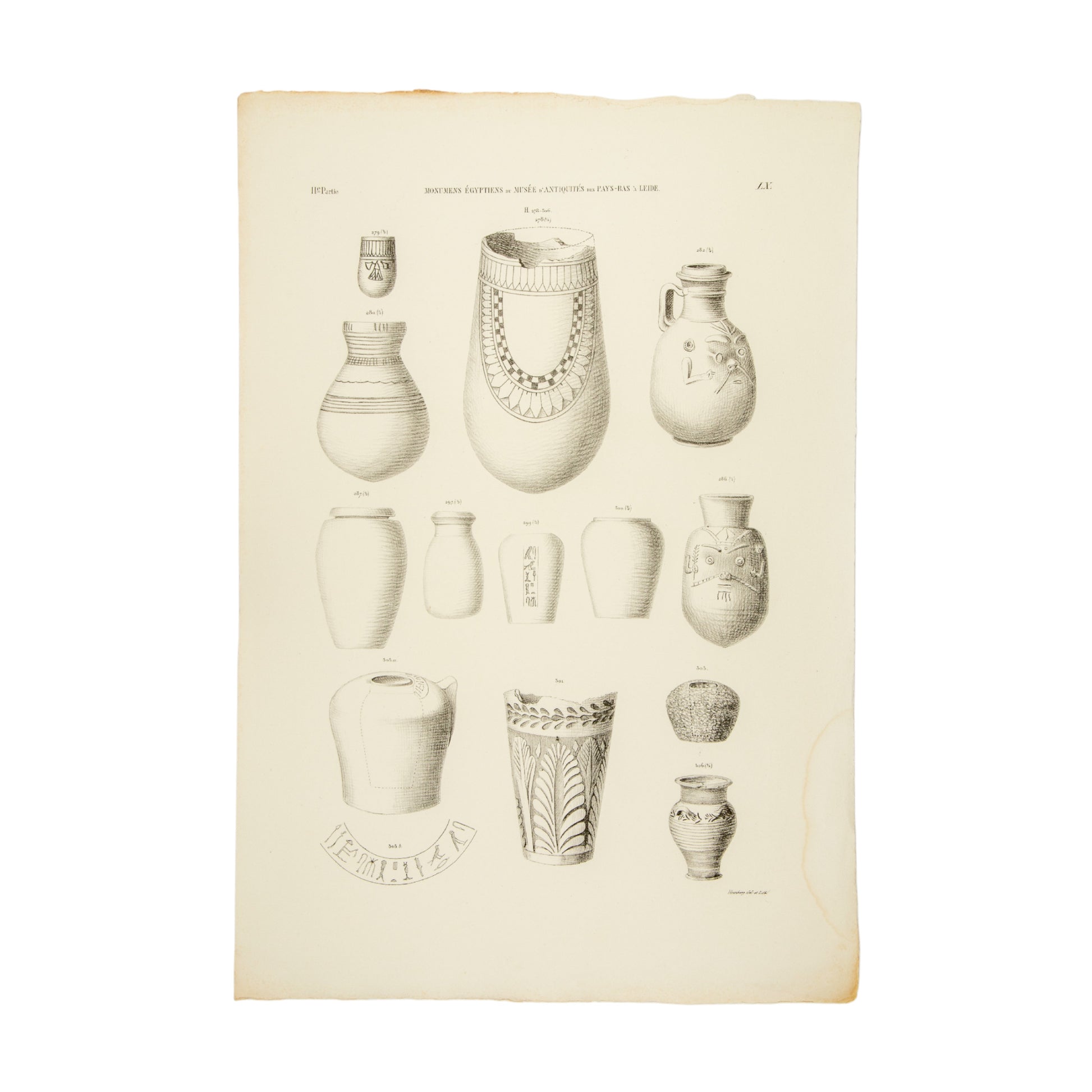 Litho's potten, vazen en kruiken, 1840-2