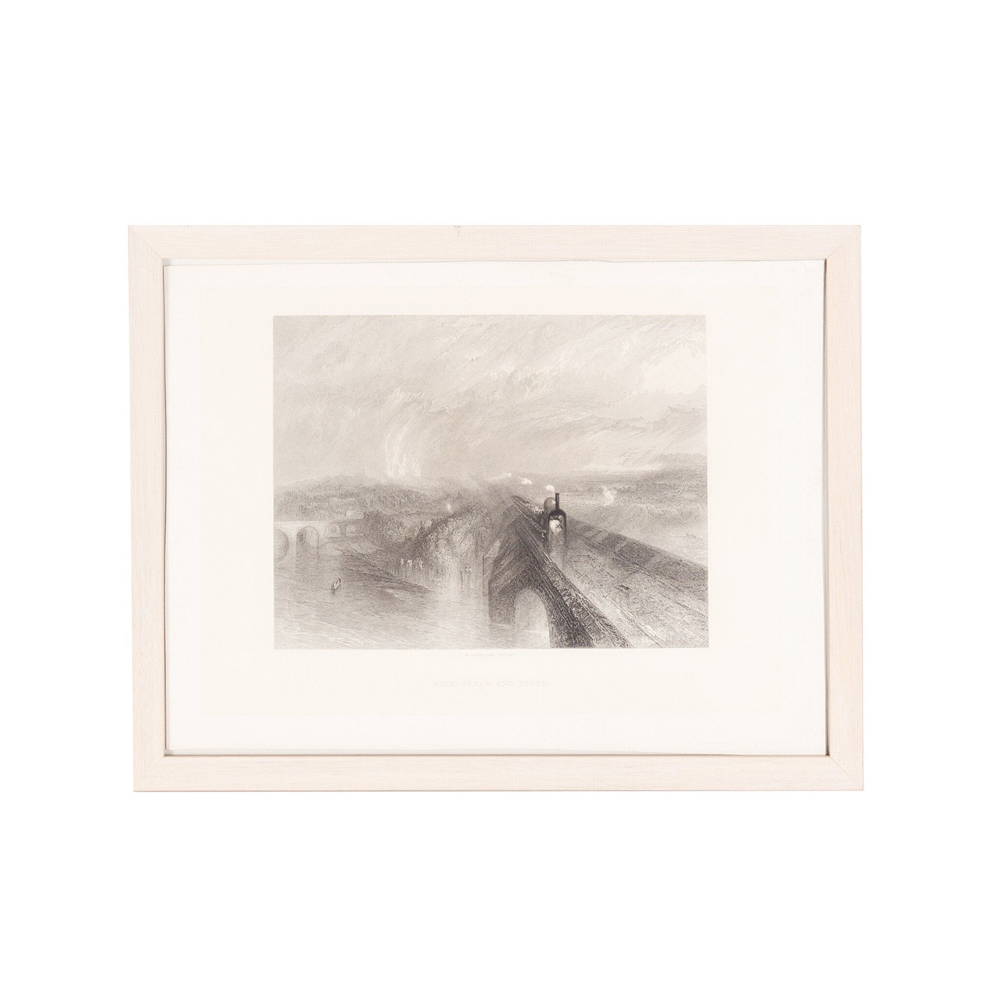 Prent 'Rain, steam and speed', ca. 1860