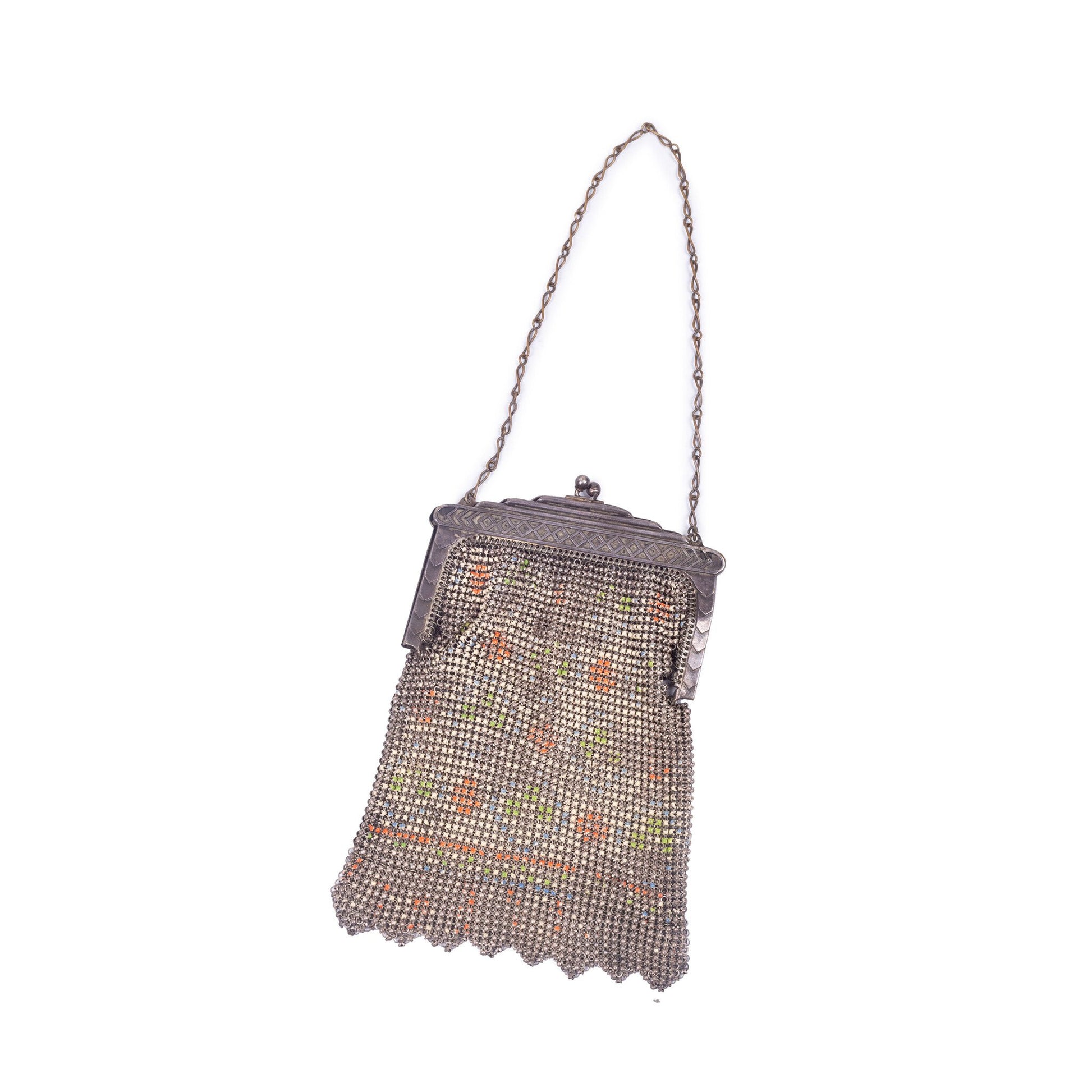 Art Deco geëmailleerd tasje, 1920's-1