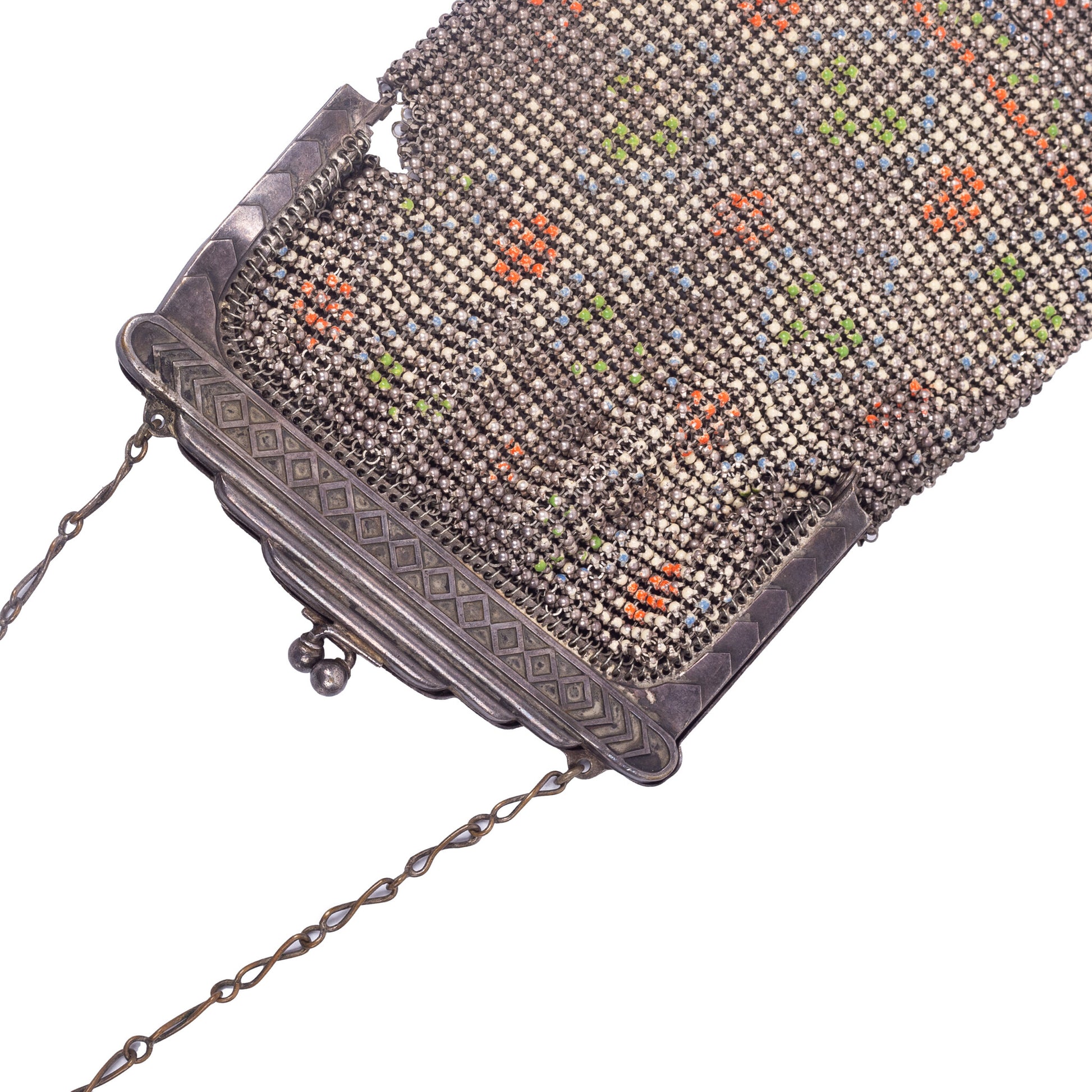 Art Deco geëmailleerd tasje, 1920's-5