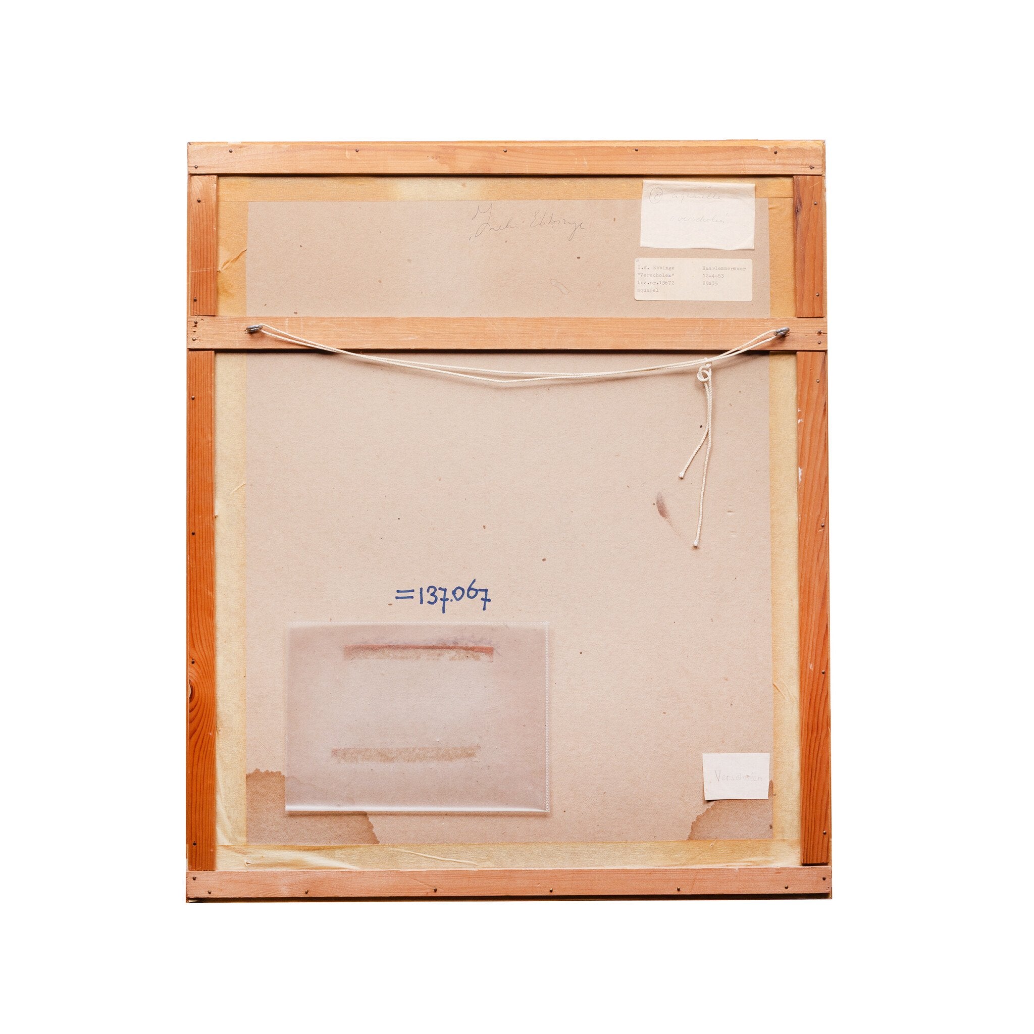 Ineke Ebbinge, 'Verscholen', 1982-zoom-5