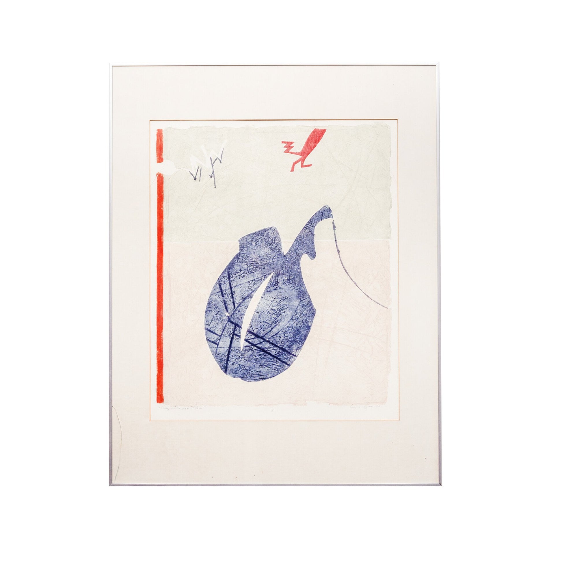 Loes van Goor, 'Compositie met teken', 1986-1
