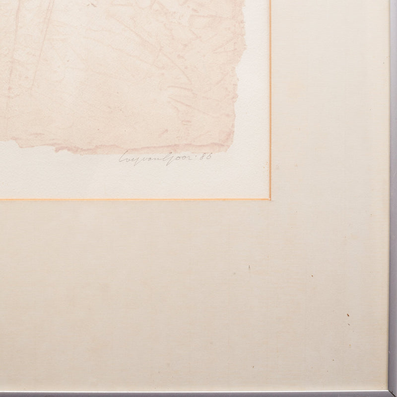 Loes van Goor, 'Compositie met teken', 1986-zoom-