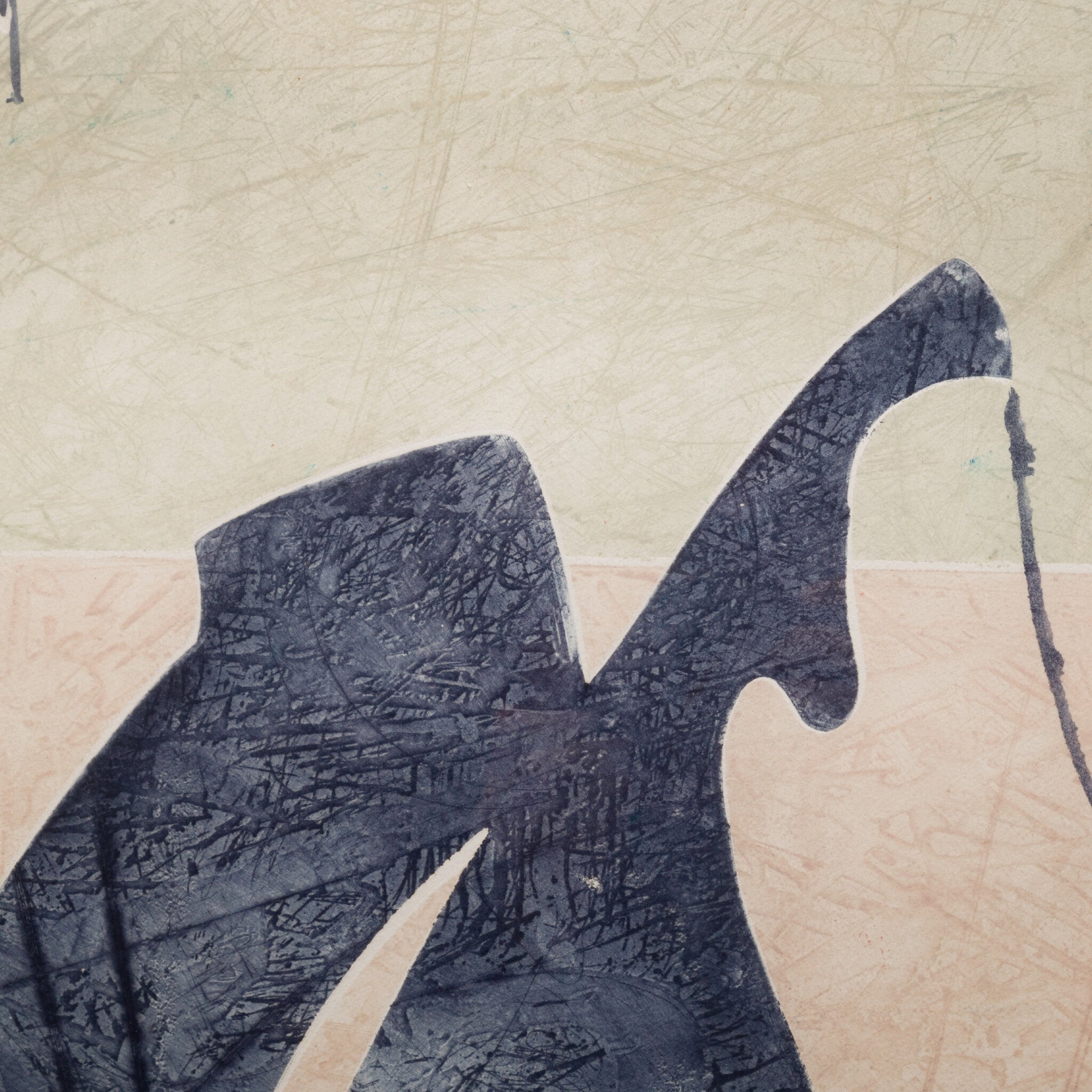 Loes van Goor, 'Compositie met teken', 1986-zoom-2