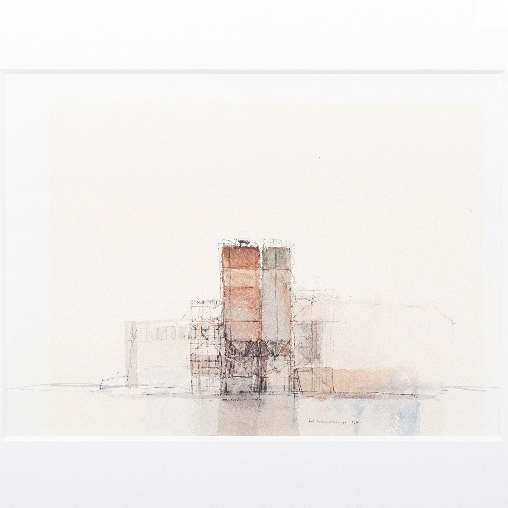 Bob Nieuwenhuysen, 'Fabriek I',  1980-zoom-3