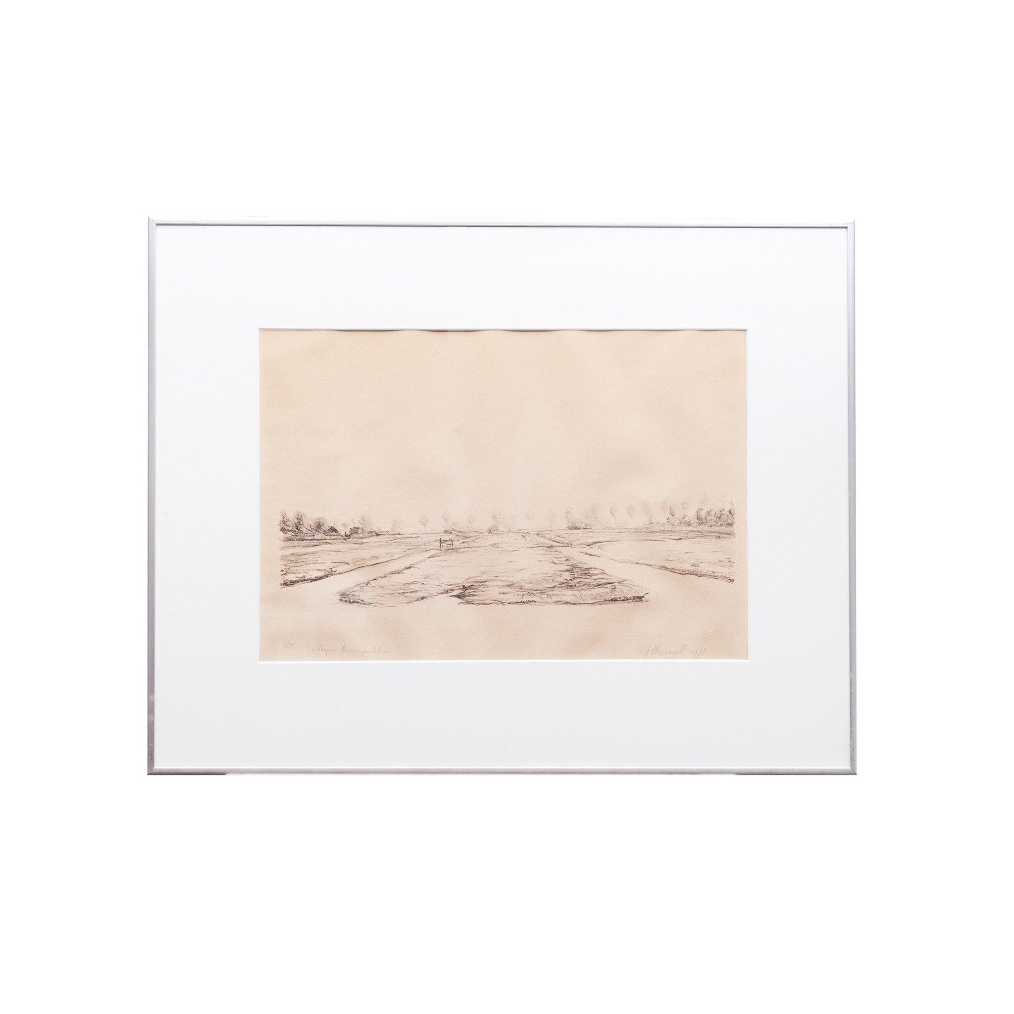 Kees Nevenzel, 'Osdorper Binnenpolder', 1978-zoom-1