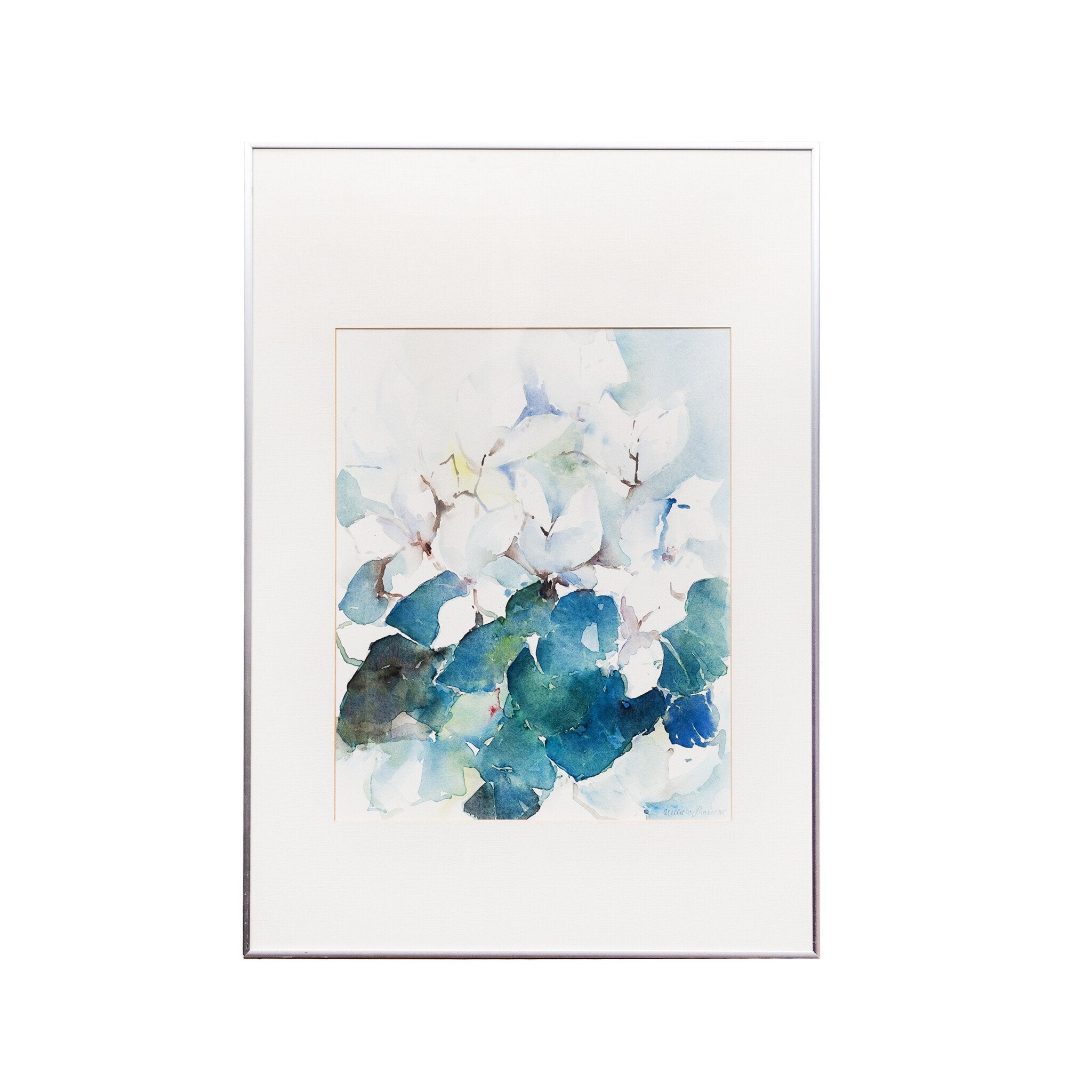 Willy van Haard, 'Witte cyclamen', 1985