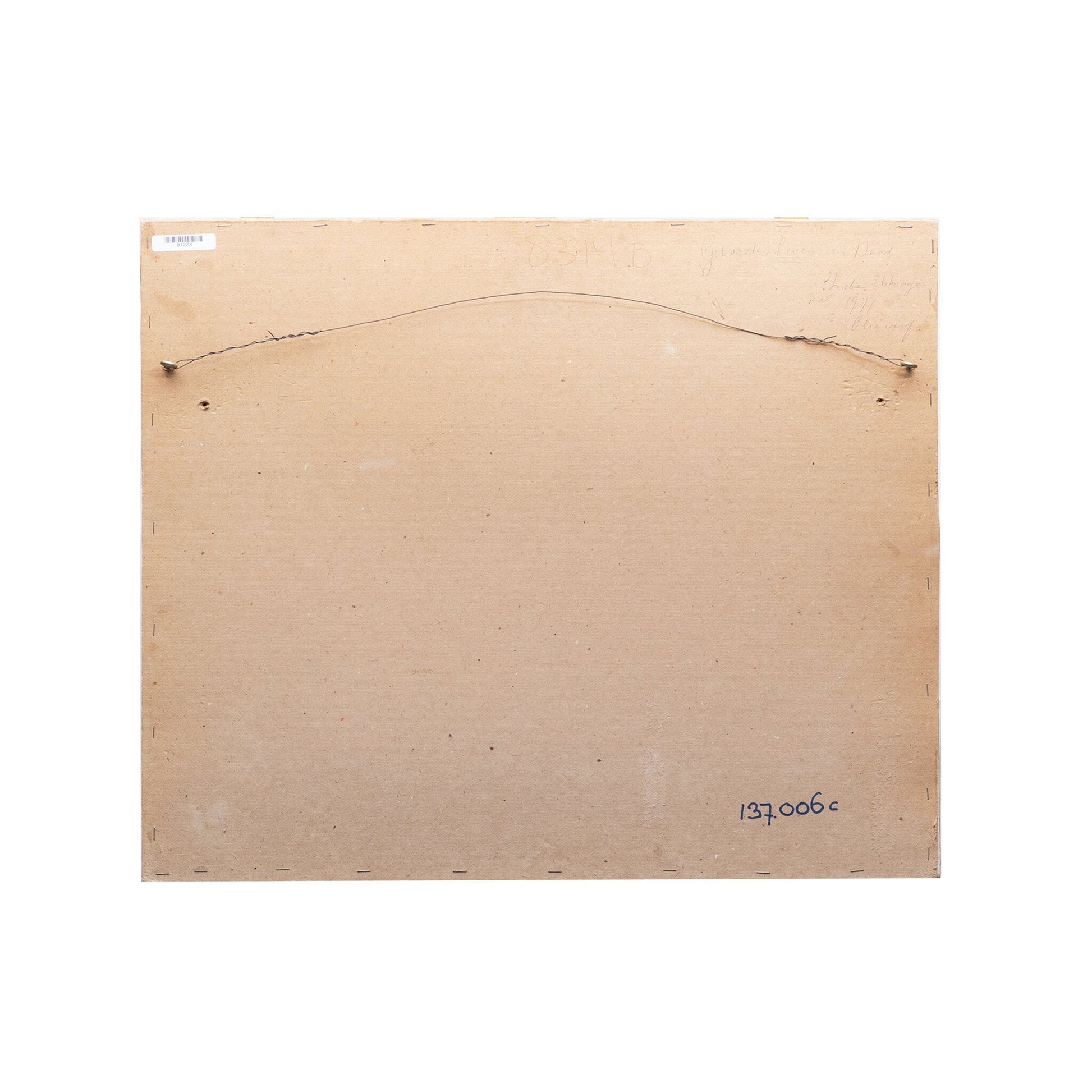 Ineke Ebbinge, 'Geboorte, Leven en Dood (2/3)', 1977-5