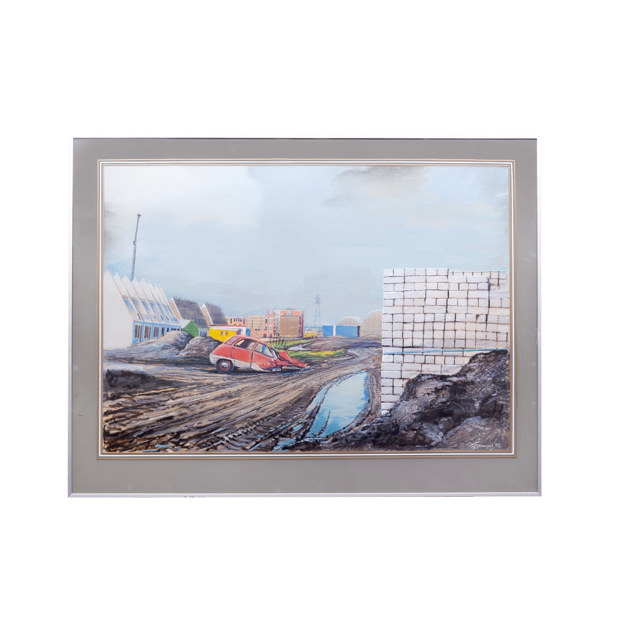 Kees Nevenzel, 'Nieuwbouwwijk', 1985-zoom-1