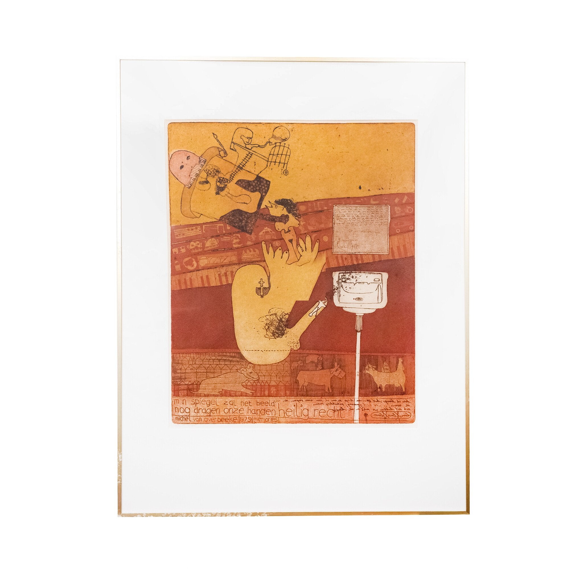 Michel van Overbeeke, 'De spiegel', 1979-zoom-1