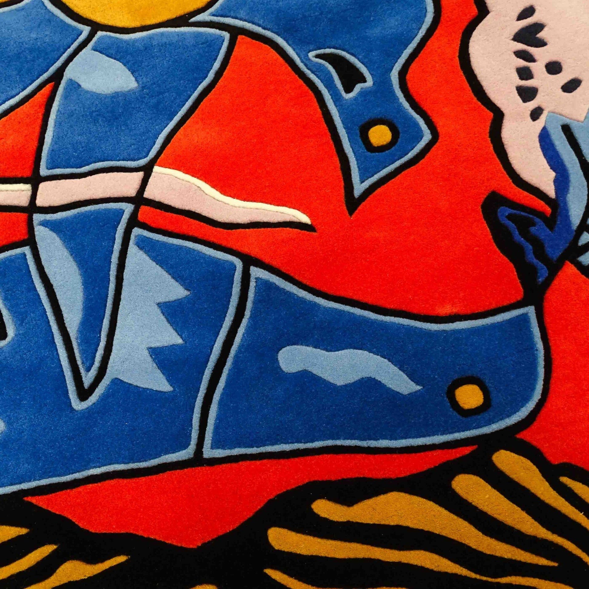 Corneille, Tapijt 'Les oiseaux bleus', 2008-5