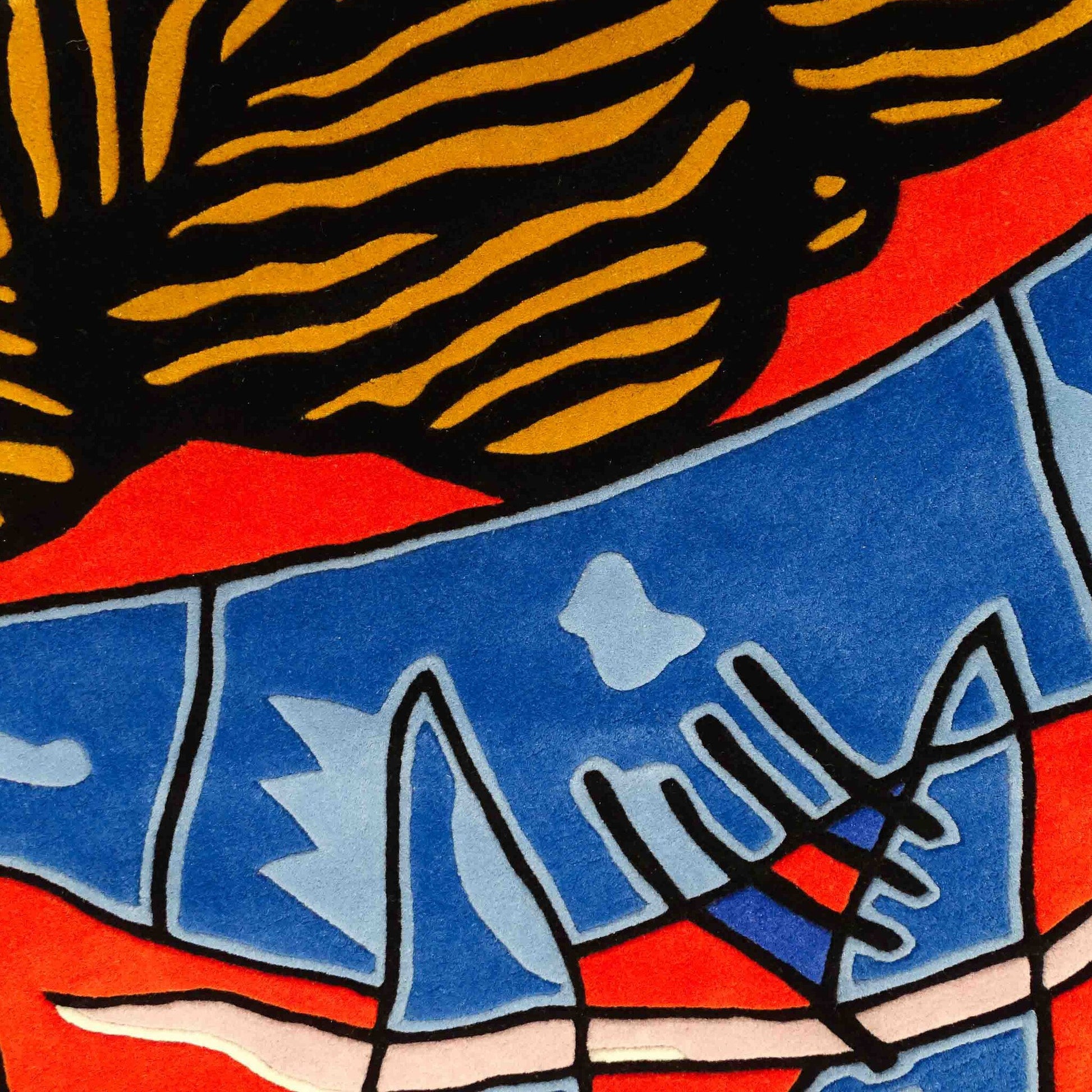 Corneille, Tapijt 'Les oiseaux bleus', 2008-6