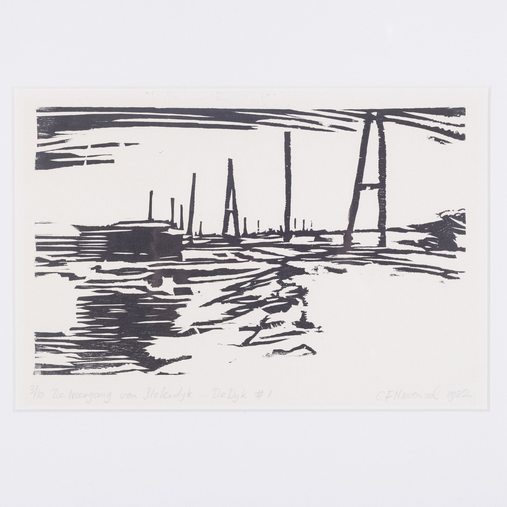 Kees Nevenzel, 'De Neergang van Sloterdijk - De Dijk # 1', 1982-zoom-4