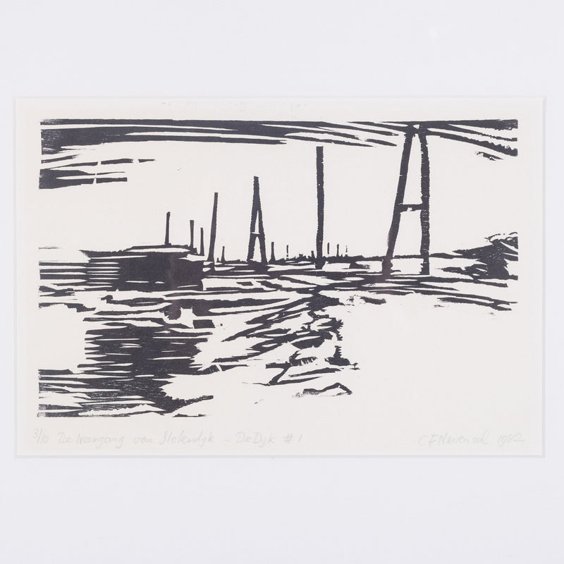 Kees Nevenzel, 'De Neergang van Sloterdijk - De Dijk # 1', 1982-zoom-