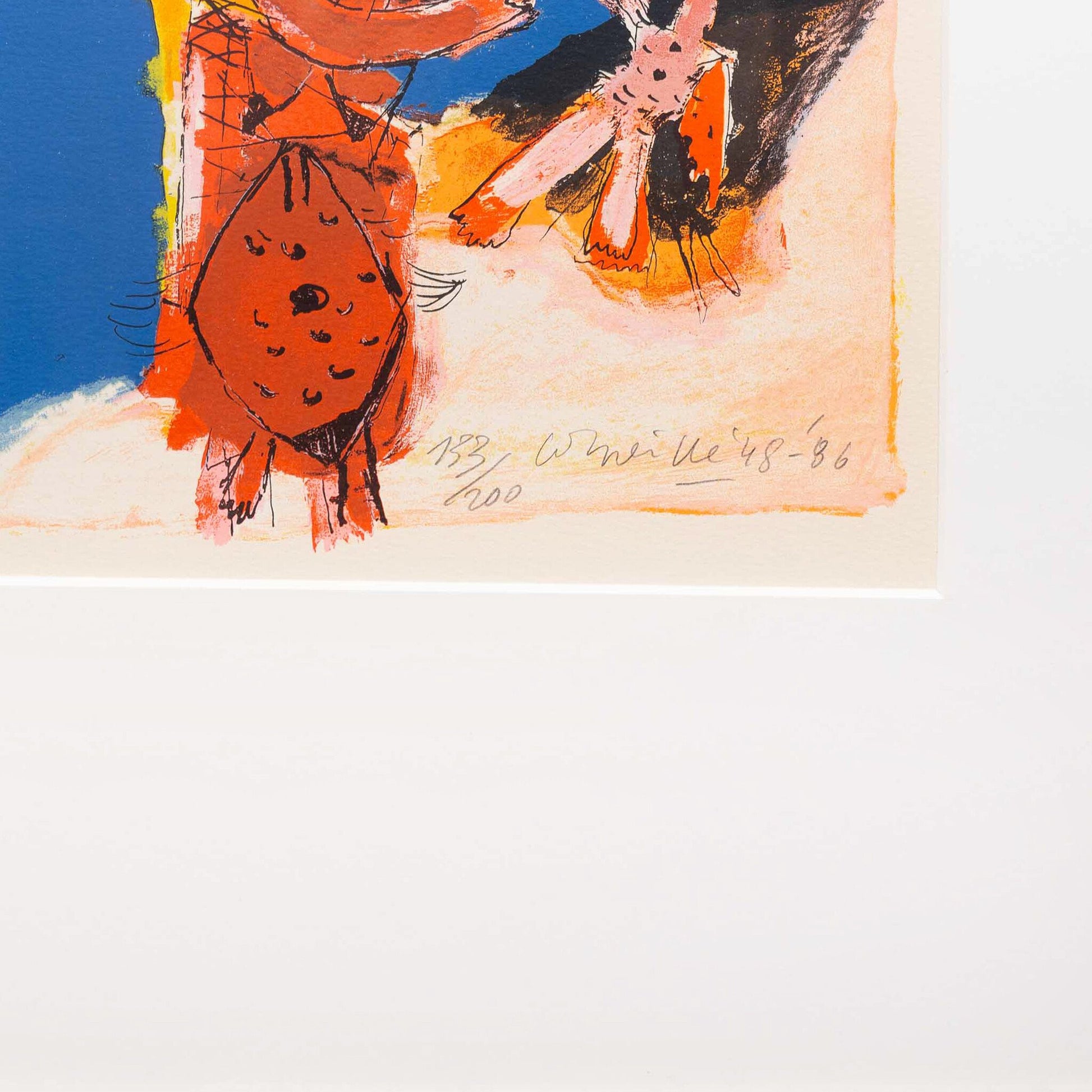 Corneille, 'Ivres d'Azur', 1986-2