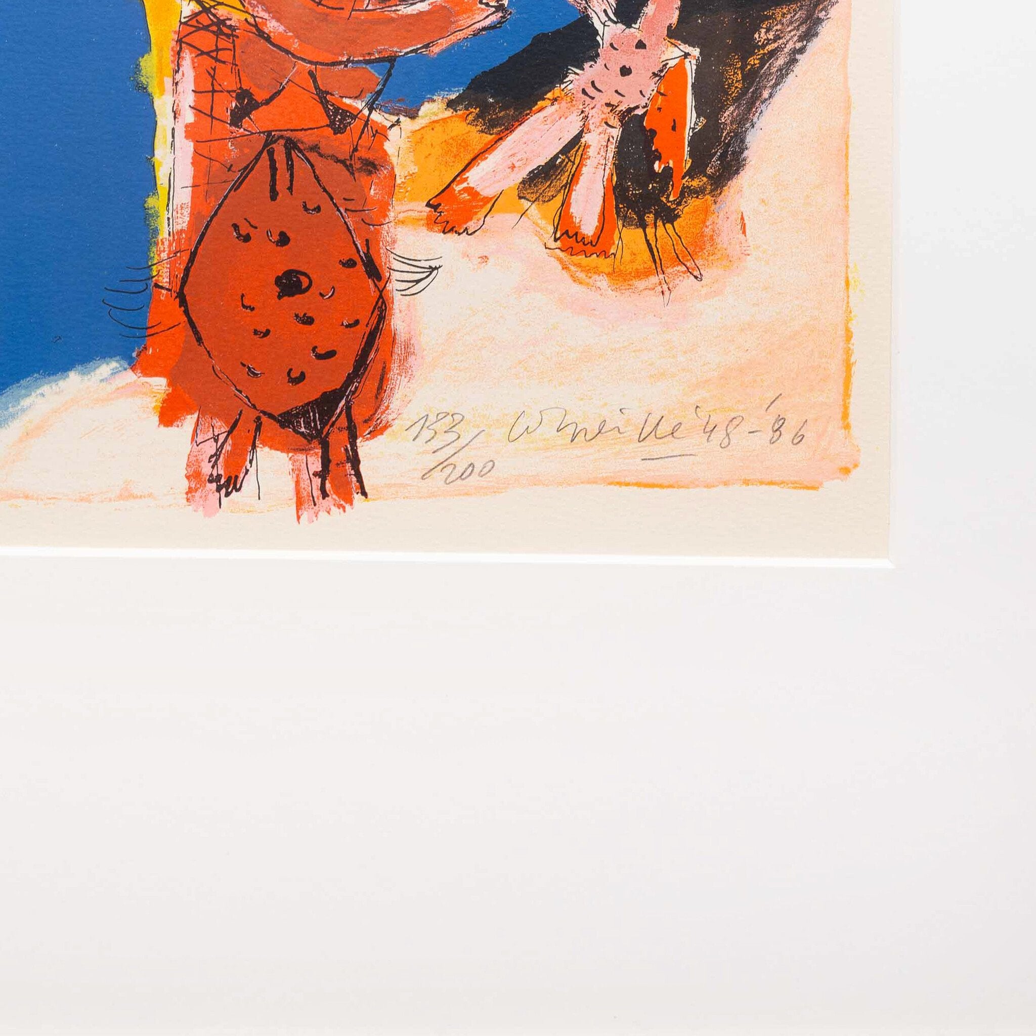 Corneille, 'Ivres d'Azur', 1986