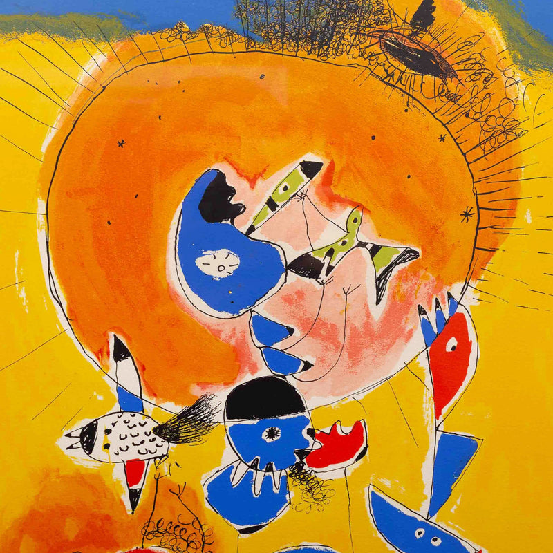 Corneille, 'Les Yeux d'enfance et le grand Soleil', 1986-zoom-