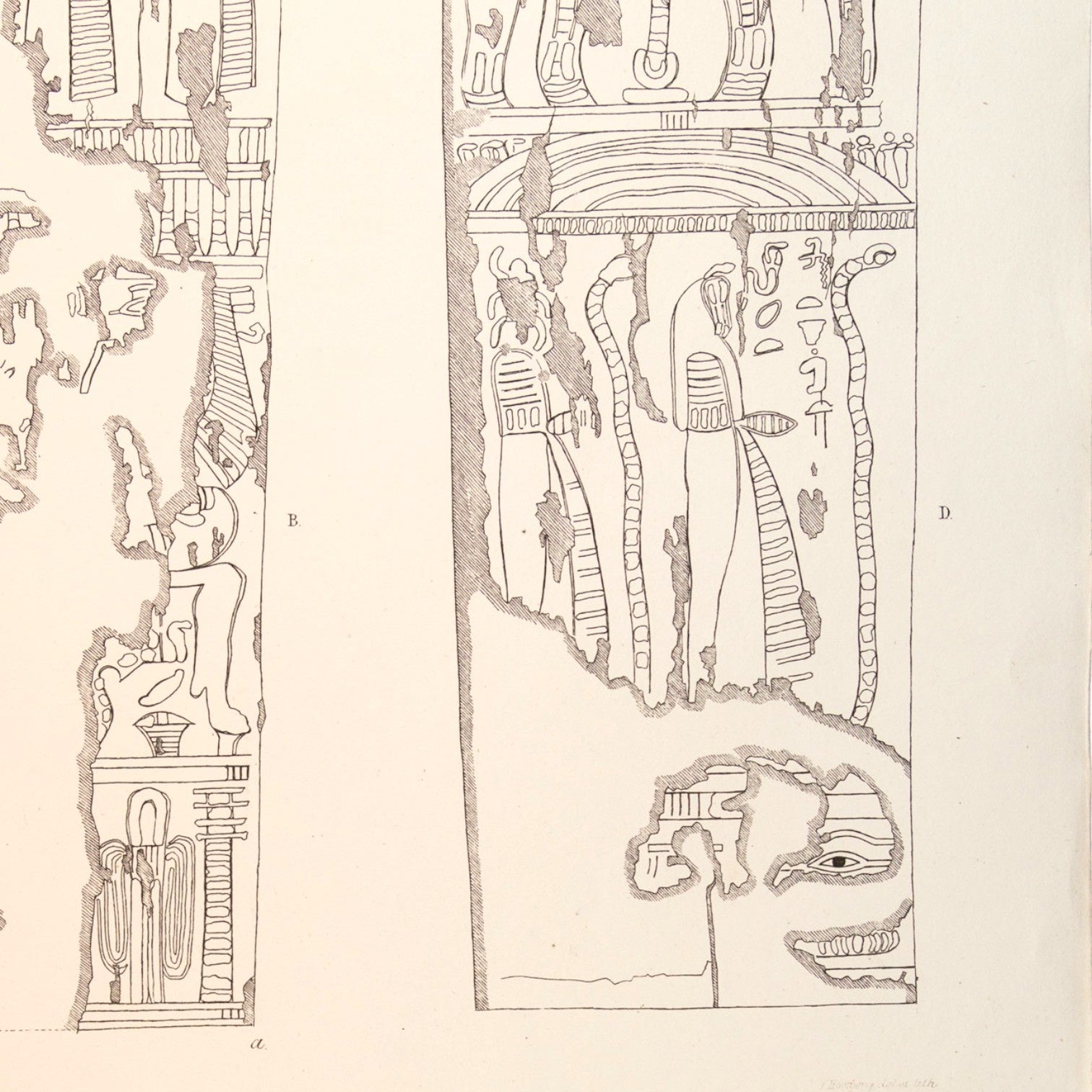 Litho van de mummiekist van Xonsotep-zoom-3