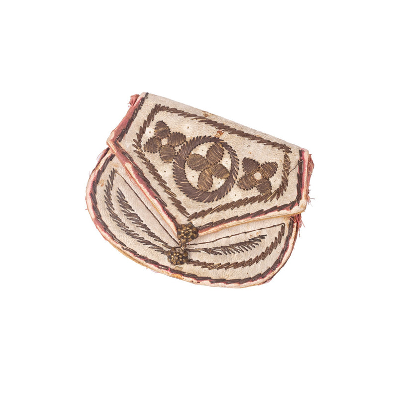 Twee witte leren portemonnees-zoom-
