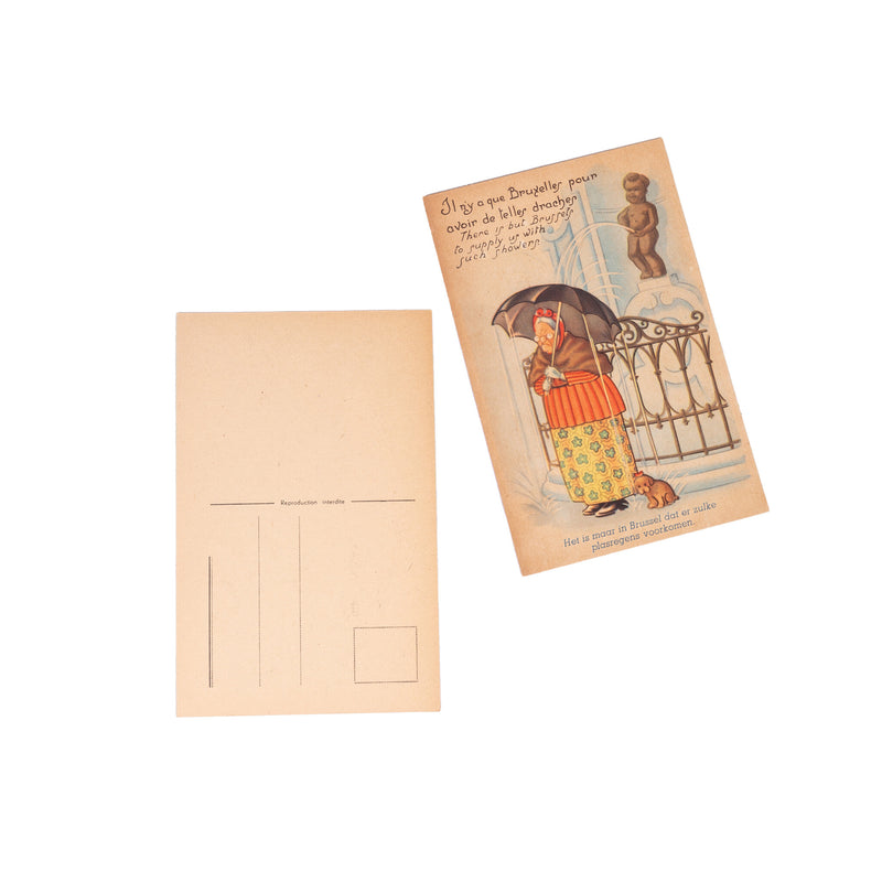 Setje vintage papieren speelgoed, 20e eeuw-zoom-